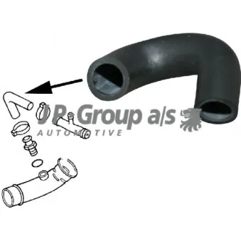 Tuyau de ventilation, réservoir de carburant JP GROUP 8115652306