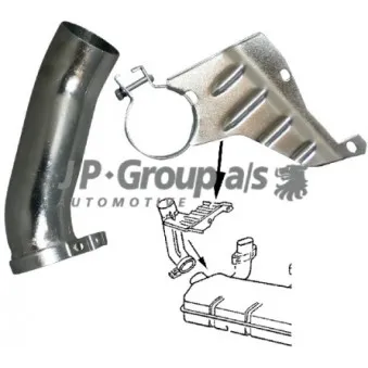 Connecteur, canal de chauffage JP GROUP 8125000170