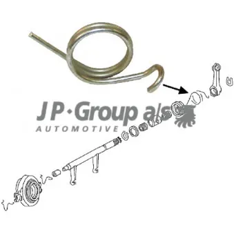 JP GROUP 8131000306 - Ressort, commande d'embrayage