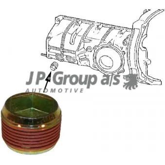 Bouchon d'étanchéité/de protection JP GROUP OEM 012301127F