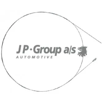 JP GROUP 8170700106 - Tirette de capot moteur