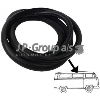 Joint d'étanchéité, vitre latérale JP GROUP OEM 221845321B