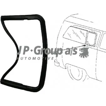 Joint d'étanchéité, vitre latérale arrière droit JP GROUP OEM 221847673A