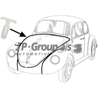 Clip JP GROUP [8186550116]