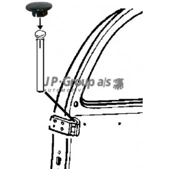 Bouchon d'étanchéité/de protection JP GROUP [8187451102]