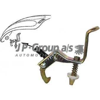 Serrure de capot-moteur JP GROUP 8187700206