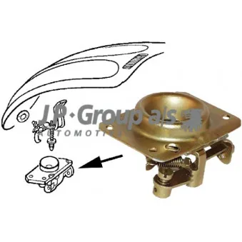 Serrure de capot-moteur JP GROUP 8187700906
