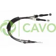 CAVO 1314 627 - Tirette à câble, boîte de vitesse manuelle