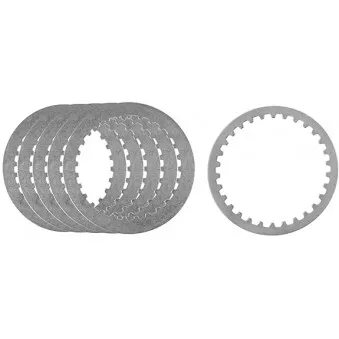 Jeu de disques garnis, embrayage TRW MES600-6