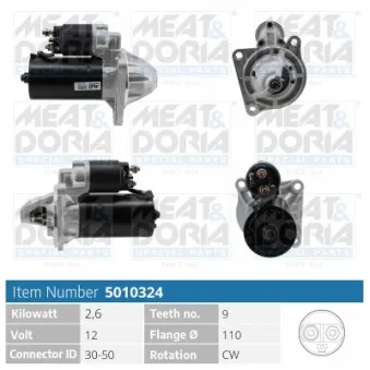 Démarreur MEAT & DORIA OEM 5801441816