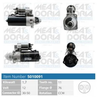 Démarreur MEAT & DORIA OEM 58402060