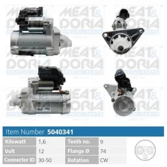 Démarreur MEAT & DORIA OEM 2810033110
