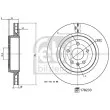 FEBI BILSTEIN 178233 - Jeu de 2 disques de frein arrière