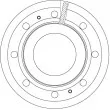 TRW DF5093S - Jeu de 2 disques de frein avant