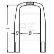 PE Automotive 015.110-10A - Bride de ressort
