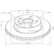 PE Automotive 016.654-00A - Jeu de 2 disques de frein avant