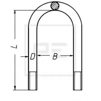 Bride de ressort PE Automotive OEM 184470