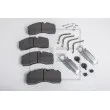 PE Automotive 066.258-00A - Jeu de 4 plaquettes de frein avant