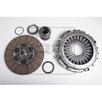 Kit d'embrayage PE Automotive 080.152-00A pour MERCEDES-BENZ ACTROS MP2 / MP3 4150 K - 503cv