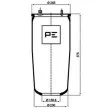 Ressort pneumatique, suspension pneumatique PE Automotive [084.053-71A]