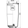 Ressort pneumatique, suspension pneumatique PE Automotive [084.083-71A]