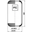 PE Automotive 084.086-70A - Ressort pneumatique, suspension pneumatique