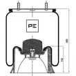 Ressort pneumatique, suspension pneumatique PE Automotive [084.100-72A]