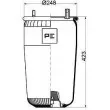 PE Automotive 084.125-71A - Ressort pneumatique, suspension pneumatique