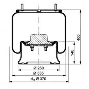 Ressort pneumatique, suspension pneumatique PE Automotive OEM 3229002700