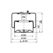 Ressort pneumatique, suspension pneumatique PE Automotive [084.271-71A]