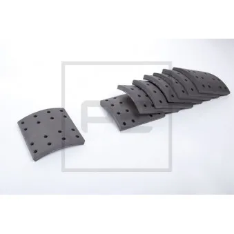 Kit de garnitures de frein, frein à tambour PE Automotive 086.138-10A