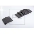 Kit de garnitures de frein, frein à tambour PE Automotive [086.173-00A]