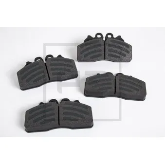 PE Automotive 086.341-00A - Jeu de 4 plaquettes de frein avant