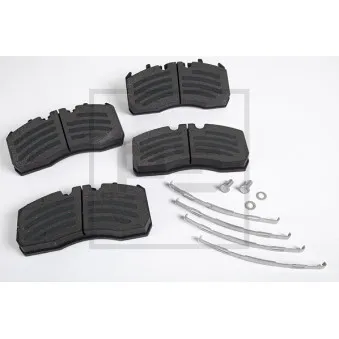 PE Automotive 086.342-00A - Jeu de 4 plaquettes de frein avant