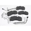 Jeu de 4 plaquettes de frein avant PE Automotive [086.346-00A]