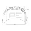 PE Automotive 126.089-00A - Tambour de frein