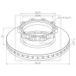PE Automotive 126.100-60A - Jeu de 2 disques de frein avant