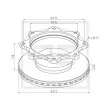 Jeu de 2 disques de frein avant PE Automotive [146.202-00A]