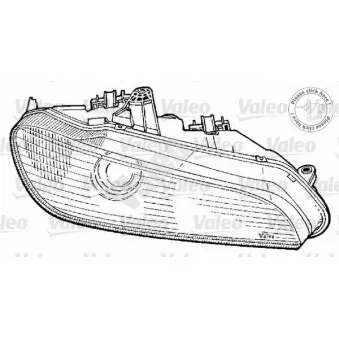 VALEO 087515 - Projecteur principal