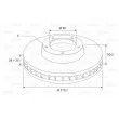 VALEO 197057 - Jeu de 2 disques de frein avant