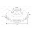 VALEO 197357 - Jeu de 2 disques de frein arrière