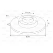 VALEO 197582 - Jeu de 2 disques de frein arrière