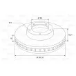 VALEO 197595 - Jeu de 2 disques de frein arrière