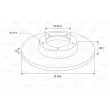 VALEO 197603 - Jeu de 2 disques de frein arrière