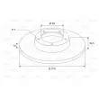 VALEO 197630 - Jeu de 2 disques de frein arrière