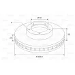 VALEO 197643 - Jeu de 2 disques de frein avant