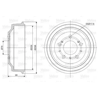 Tambour de frein VALEO OEM 424738