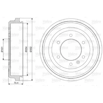 Tambour de frein VALEO OEM 8973605050