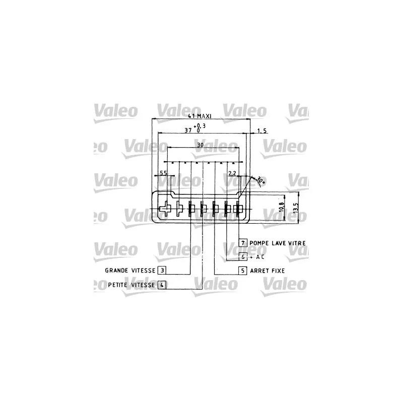 Commutateur de colonne de direction VALEO 251213 - Visuel 1