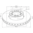 Jeu de 2 disques de frein avant PE Automotive [256.028-00A]